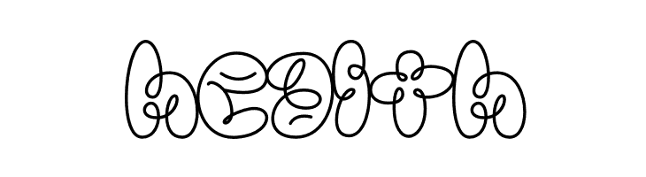 Scrouble Outline  Free Fonts Download