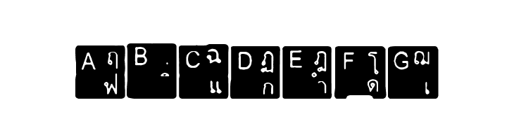 Thai Keyboard  Free Fonts Download