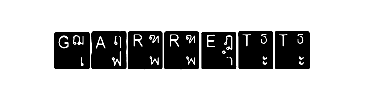Thai Keyboard  Free Fonts Download