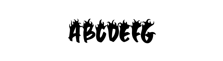 Trash Flame DEMO  Free Fonts Download