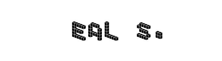 DemonCubicBlockFont Tile  Free Fonts Download