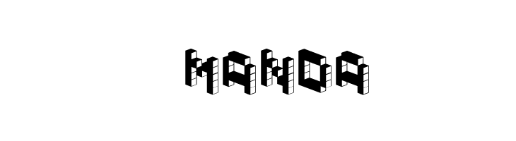 DemonCubicBlockFont Dark  Free Fonts Download