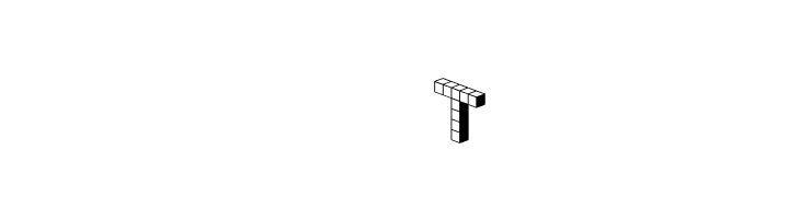 DemonCubicBlockFont Shade  Free Fonts Download