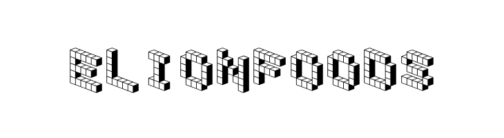 DemonCubicBlockFont Shade  Free Fonts Download