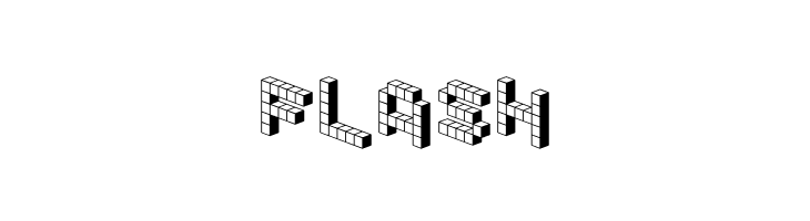 DemonCubicBlockFont Shade  Free Fonts Download