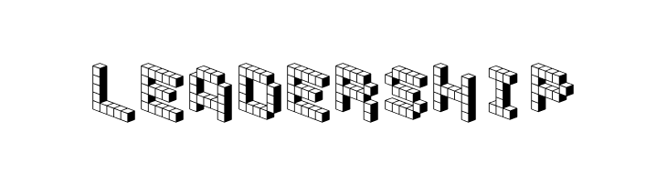 DemonCubicBlockFont Shade  Free Fonts Download