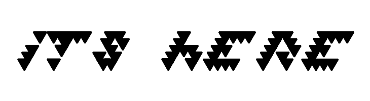 Bizar Loved Triangles  Free Fonts Download