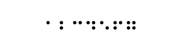 Braille CC0  Free Fonts Download