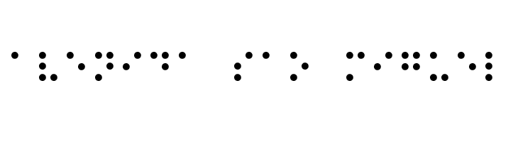 Braille CC0  Free Fonts Download