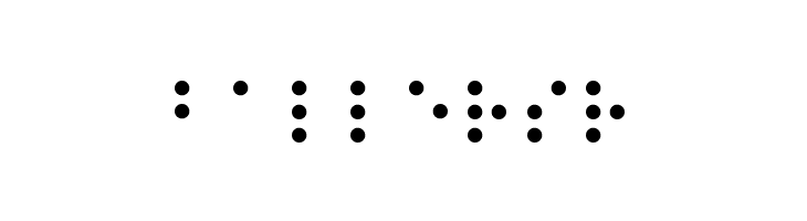 Braille CC0  Free Fonts Download
