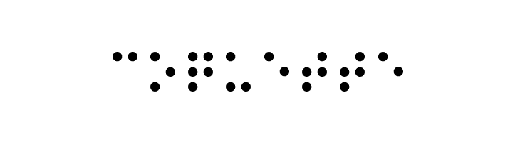 Braille CC0  Free Fonts Download
