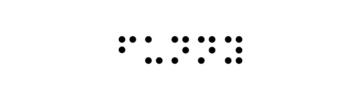 Braille CC0  Free Fonts Download