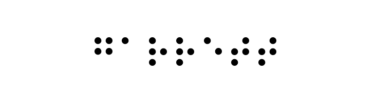 Braille CC0  Free Fonts Download