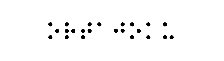Braille CC0  Free Fonts Download