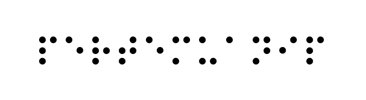 Braille CC0  Free Fonts Download