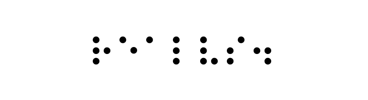 Braille CC0  Free Fonts Download