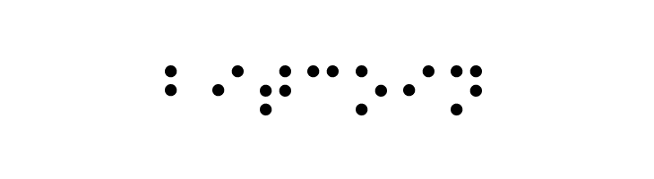 Braille CC0  Free Fonts Download