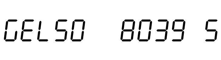 Digit Tech 7 Italic  Free Fonts Download