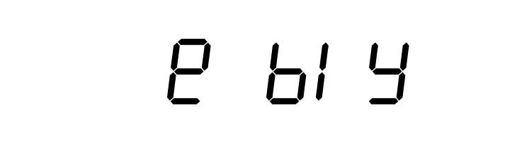 Digit Tech 7 Italic  Free Fonts Download