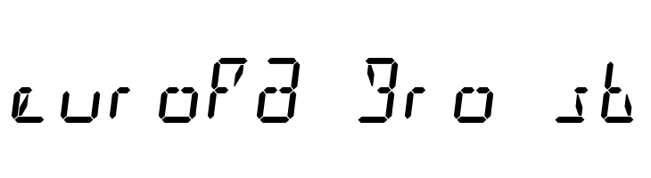 Digit Tech 14 Italic  Free Fonts Download