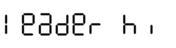 Digit Tech 9  Free Fonts Download