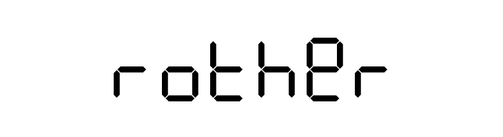 Digit Tech 7  Free Fonts Download