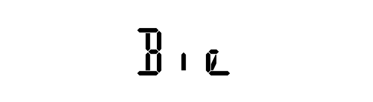 Digit Tech 14  Free Fonts Download
