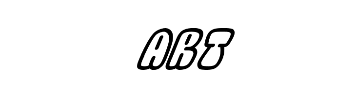 Bubblez Graffiti Italic  Free Fonts Download
