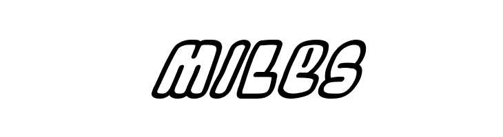 Bubblez Graffiti Italic  Free Fonts Download