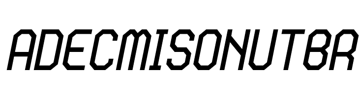 Eightgon Italic  Free Fonts Download