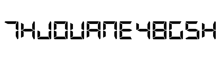 G7 Segment7 S5  Free Fonts Download