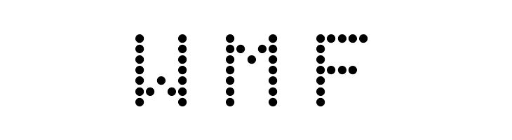 IntoDotMatrix Regular  Free Fonts Download