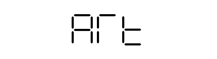 Digitative 1023 Regular  Free Fonts Download