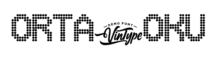 Many Dots Demo  Free Fonts Download