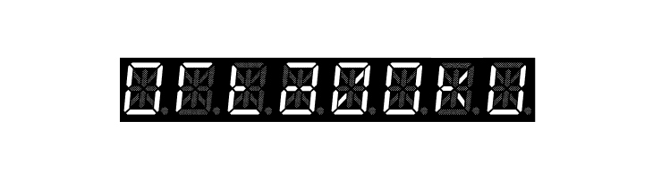 14 SegmentLED  Free Fonts Download