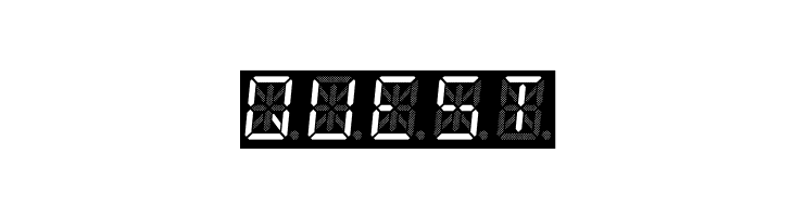 14 SegmentLED  Free Fonts Download