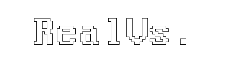 Good Old DOS Outline Regular  Free Fonts Download