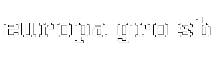 Good Old DOS Outline Regular  Free Fonts Download