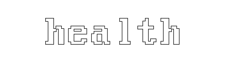 Good Old DOS Outline Regular  Free Fonts Download