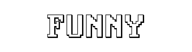 Good Old DOS 3D Regular  Free Fonts Download