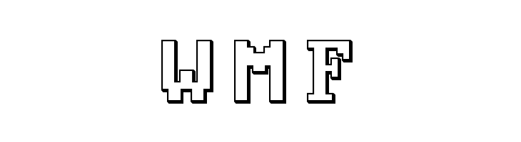 Good Old DOS 3D Regular  Free Fonts Download