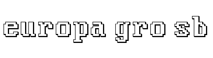Good Old DOS 3D Regular  Free Fonts Download