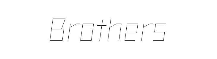 TT Bricks Trial Hairline Italic  Free Fonts Download