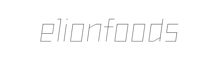 TT Bricks Trial Hairline Italic  Free Fonts Download