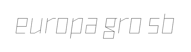 TT Bricks Trial Hairline Italic  Free Fonts Download