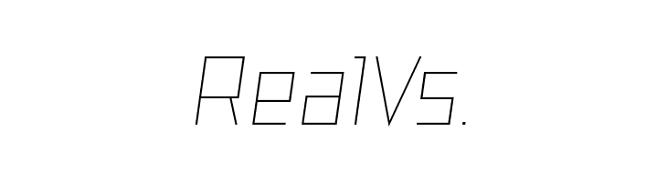 TT Bricks Trial Thin Italic  Free Fonts Download