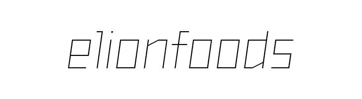 TT Bricks Trial Thin Italic  Free Fonts Download