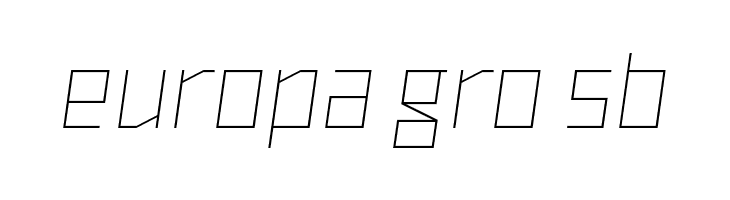 TT Bricks Trial Thin Italic  Free Fonts Download