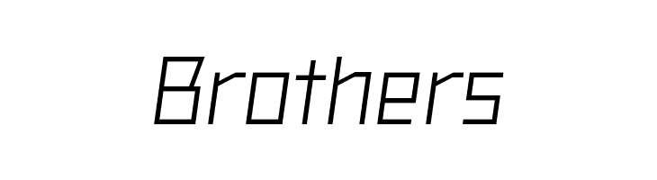 TT Bricks Trial Italic  Free Fonts Download