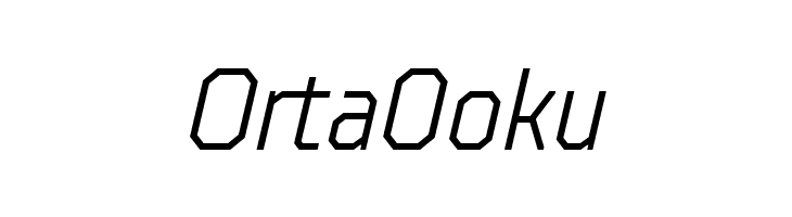 TT Octosquares Trl Cnd XLt It  Free Fonts Download